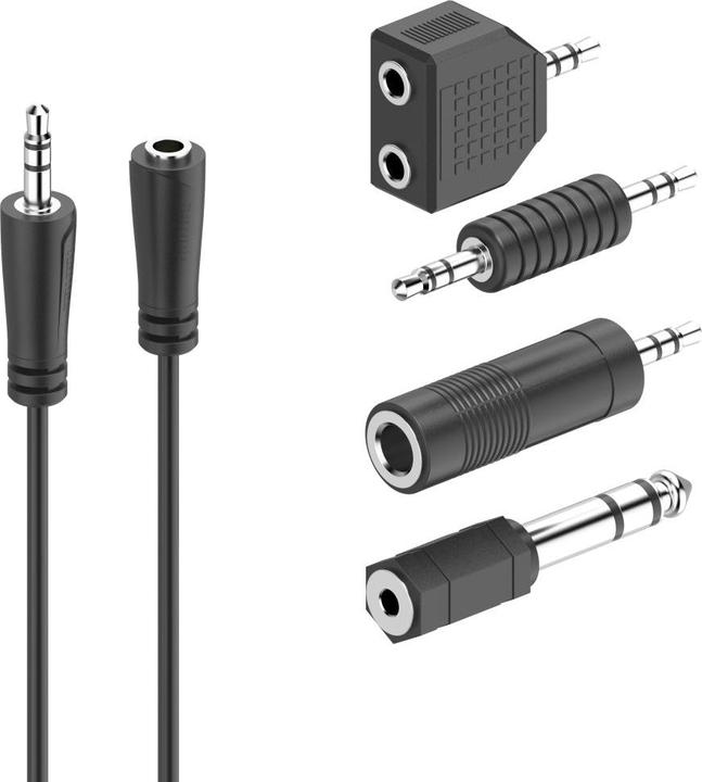 Immagine prodotto Hama Set di connessione jack, 2,5 m (2.50 m, Connettore da 3,5 mm (AUX))