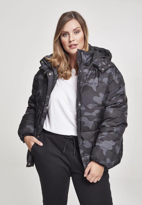 Image du produit Urban Classics Ladies Boyfriend Camo Puffer Jacket (M)