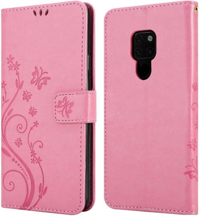 Productafbeelding Cadorabo Bloemen Boekomslag (Huawei Mate 20)