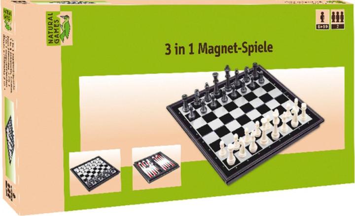 Immagine prodotto Natural games Gioco magnetico 3 in 1 (Tedesco)