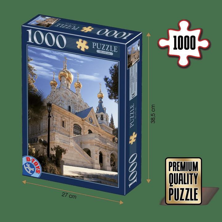 Image du produit DToys Puzzle 1000 pieces Jigsaw Puzzle - 1000 Pieces - Discovering Europe : (1000 pièces)