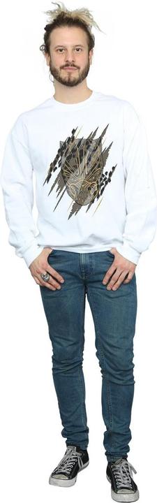 Immagine prodotto Felpa uomo Black Panther Gold Head in cotone (M)