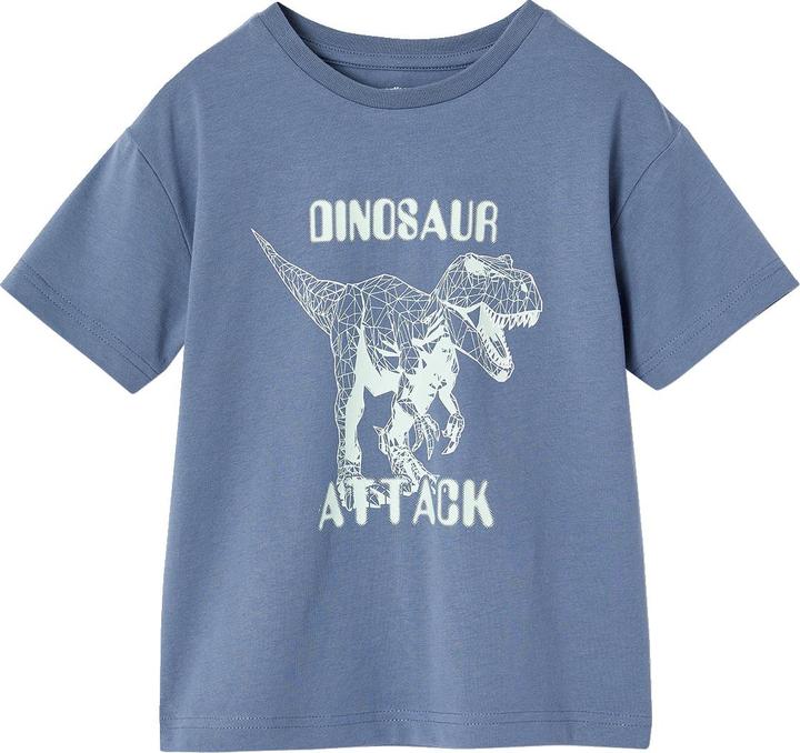 Vertbaudet Jungen T-Shirt mit Dino, Recycling-Baumwolle