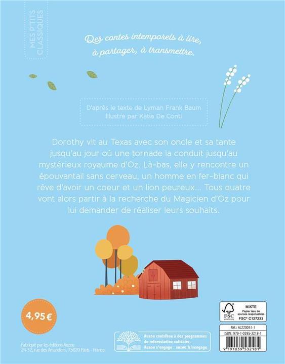 Produktbild Auzou France Le magicien d'Oz (Französisch, De Conti Katia, 2023)