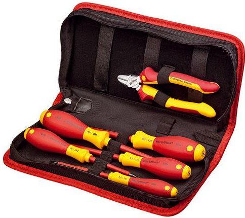 Actual product image Wiha Electrician tool set in Tasc (6 pieces)