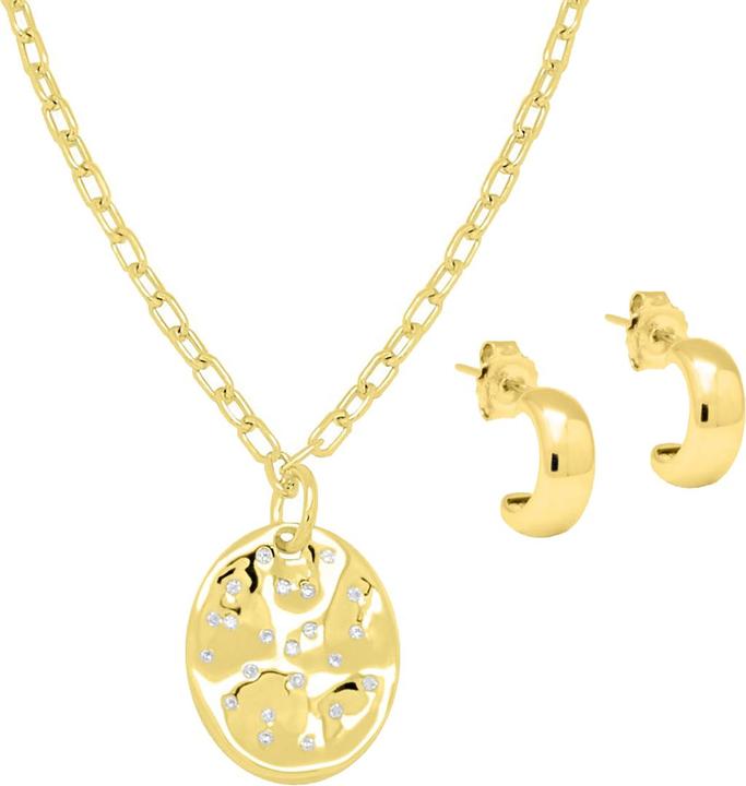 Image du produit Candy Collier Lucky Charm, argent sterling 925, plaqué or (Plaqué or 18k, Argent massif de 925, Argent sterling 925, 42 - 45 cm)