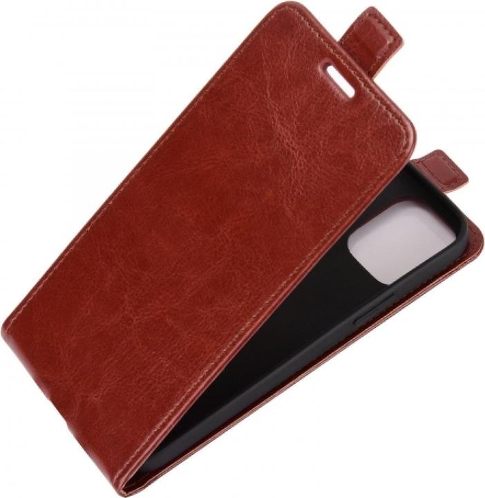 Actual product image Screenguard iPhone 12 Pro Max Leather Case Leather Fold Down Case (Apple iPhone 12 Pro Max)