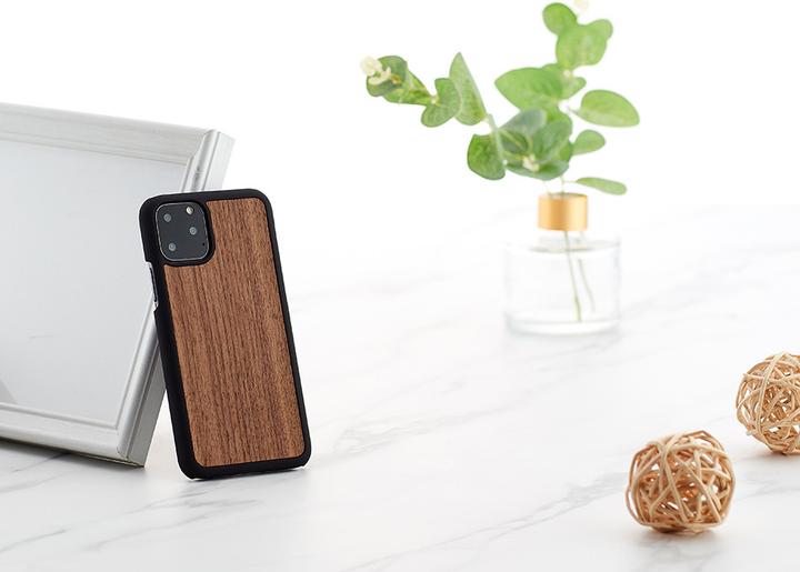 Actual product image Man&Wood SmartPhone case iPhone 11 Pro black walnut black (Apple iPhone 11 Pro)