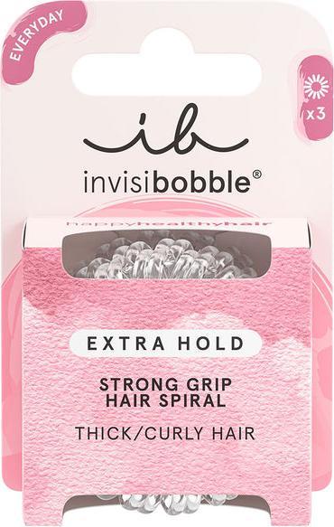 Image du produit Invisibobble Fixations pour cheveux Extra Hold crystal clear 3 pcs (Élastiques à cheveux)