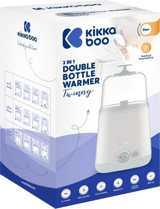 Actual product image Kikkaboo Double Bottle Warmer 3in1 Twinny