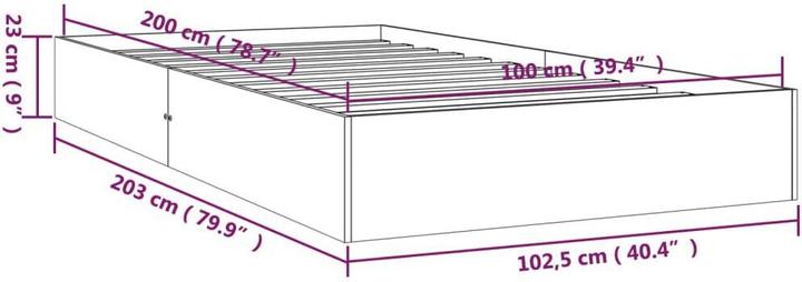 Actual product image VidaXL Lubbert (100 x 200 cm)