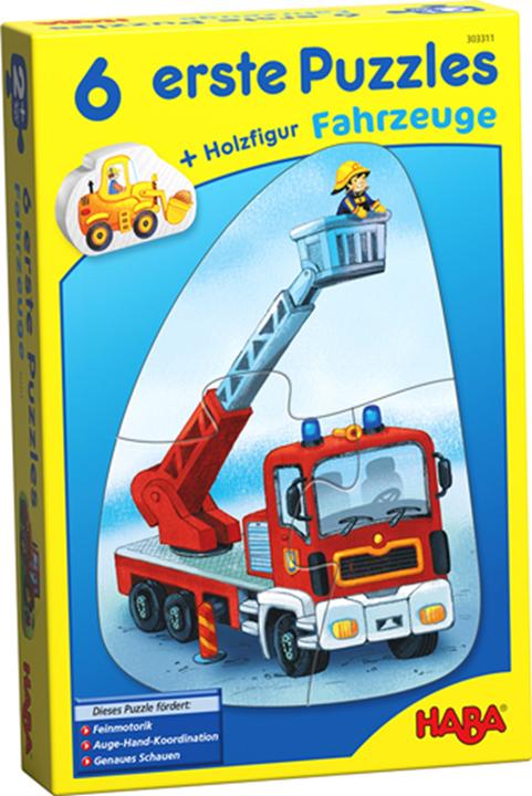 Produktbild Haba 6 erste Puzzles - Fahrzeuge (4 Teile)