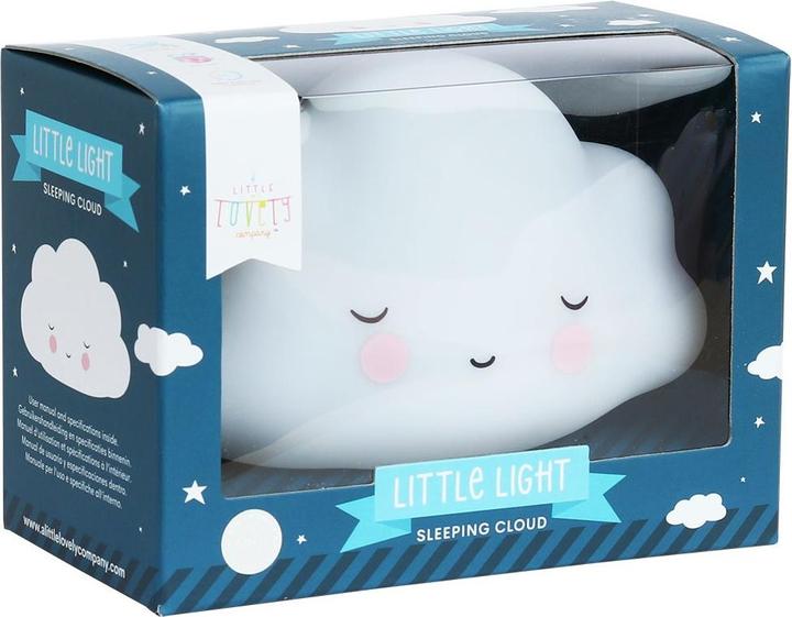 Produktbild A Little Lovely Company Nachtlicht Mini LLSCWHI70 Schlafende Wolke