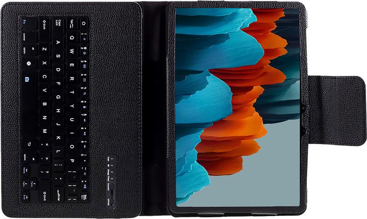 Actual product image Cazy Keyboard cover compatible with Samsung Galaxy Tab S7/S8 - Protective case with magnetic detachable (Eng. Int., Galaxy Tab S7, Galaxy Tab S8)