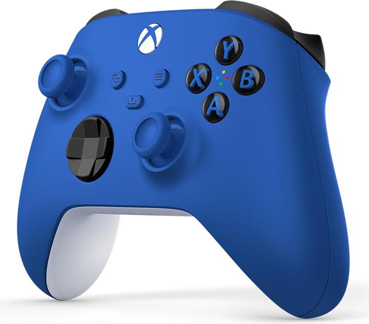 Actual product image Microsoft Xbox Wireless Controller - Shock Blue (PC, Xbox One X, Xbox Series X, Xbox One S, Xbox Series S)