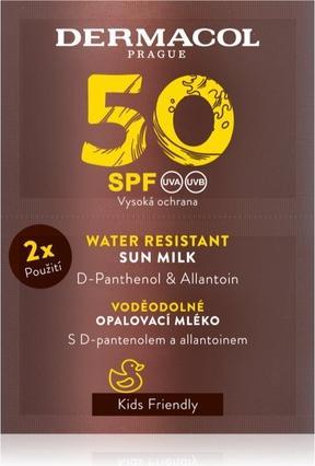 Immagine prodotto Dermacol Latte solare resistente all'acqua SPF 50 (Latte solare resistente all'acqua) 2 x 15 ml (Latte solare, SPF 50, 30 ml)