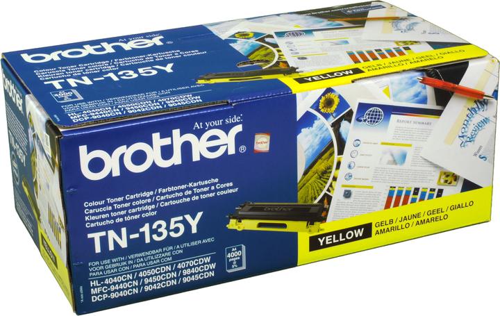 Actual product image Brother Tn-135y (Y)