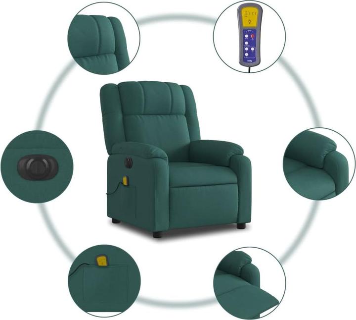 Produktbild VidaXL Massagesessel Elektrisch Stoff