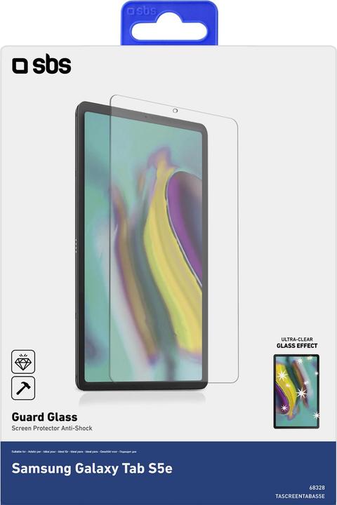 Actual product image SBS Glass screen protector for Samsung Galaxy Tab S5e (Galaxy Tab S5e)