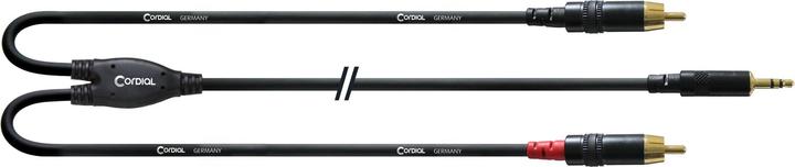 Actual product image Cordial CFY WCC connection cable (3 m, 3.5mm jack (AUX), Cinch)