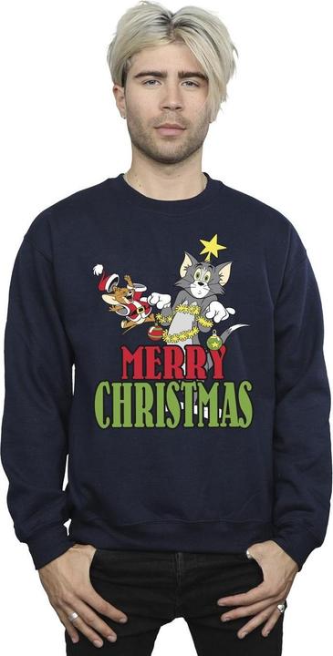 Produktbild Tom & Jerry Merry Christmas Baubles Sweatshirt (M)