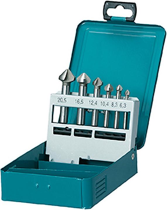Produktbild Makita Senkerset 6tlg HSS (10,4 mm, 8,3, 20,5 mm, 16,5 mm, 6,3, 12,4 mm)