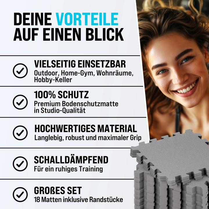 Actual product image Monzana Floor protection mats (1 cm)