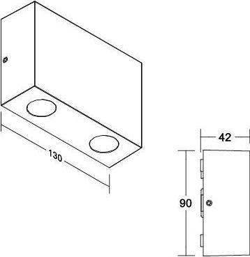 Actual product image Brumberg LED wall light (400 lm)