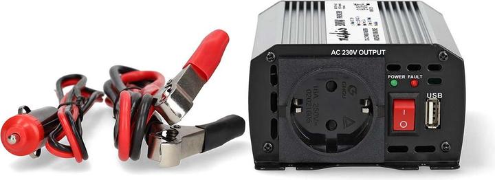 Image du produit Nedis Onduleur de puissance à ondes sinusoïdales modifiées - Tension d'entrée : 12 V DC - Connexion de