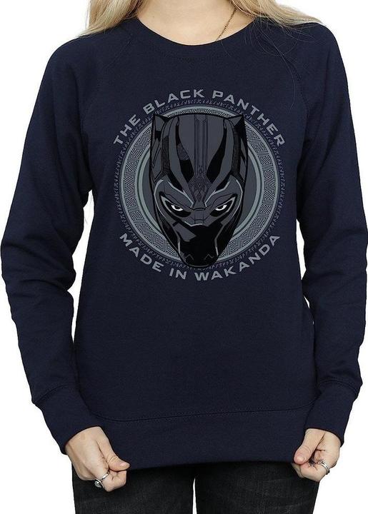 Immagine prodotto Black Felpa in cotone Made In Wakanda (S)