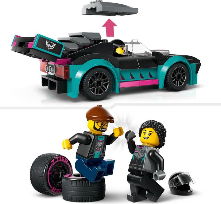 Produktbild LEGO Autotransporter mit Rennwagen (60406, LEGO City)