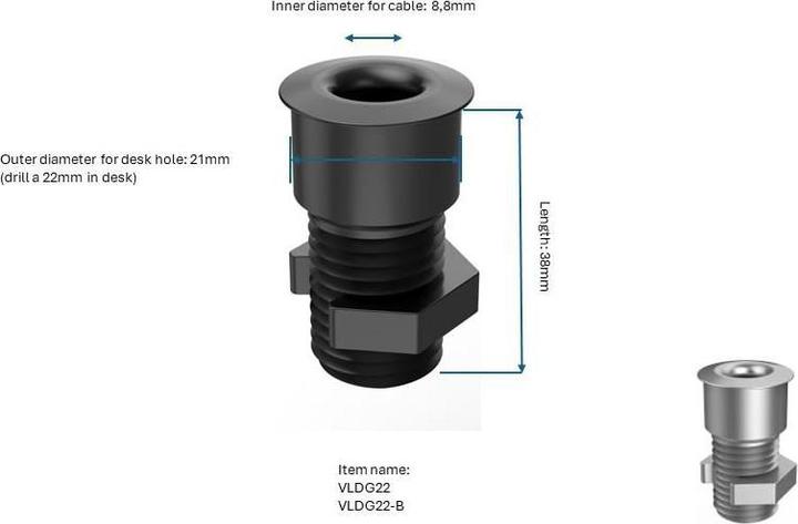 Produktbild Vivolink Cable Through Desk Solution (Stativ Verlängerung)