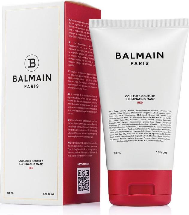 Produktbild Balmain Hair - Couleurs Couture Illuminating Red Mask - Red - 150 ml (150 ml)