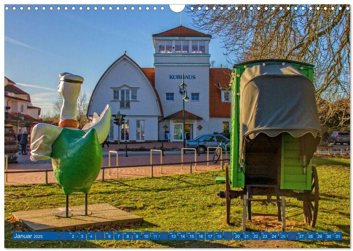 Actual product image Boltenhagen - Sonne, Sand und Ferien an der Ostsee (Wandkalender 2025 DIN A3 quer), Monatsk (A3, German)