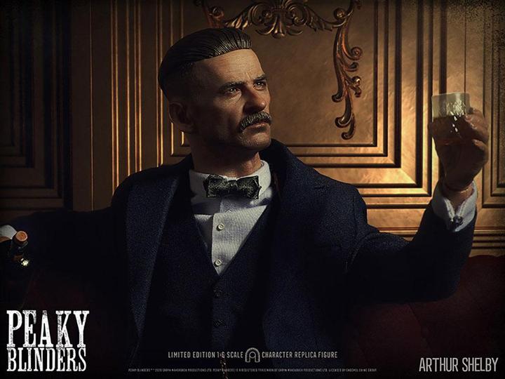 Actual product image Big Chief Studios Peaky Blinders Action Figure 1/6 Arthur Shelby Limited Edition 30 cm