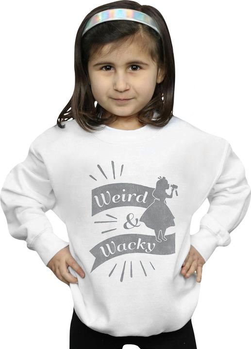 Actual product image Disney Girls Alice In Wonderland Weird And Wacky Sweatshirt (152, 158)