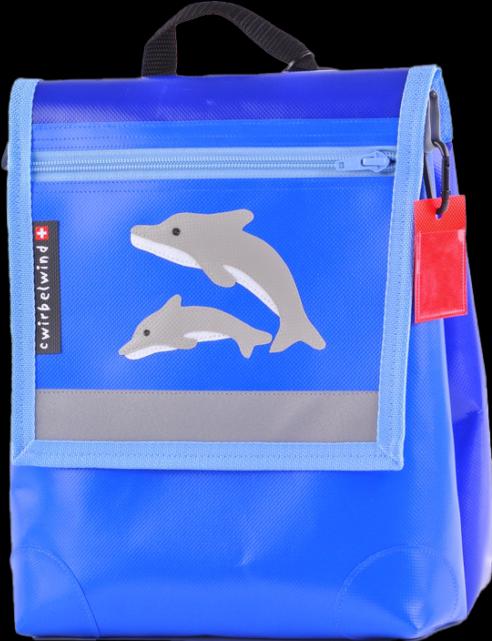 Produktbild Cwirbelwind Kindergartenrucksack Doppeldelfin