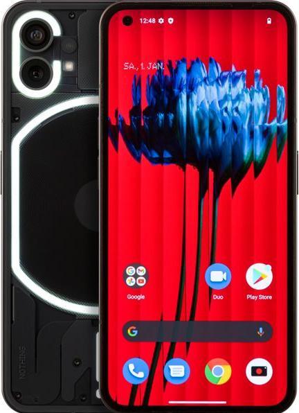 Actual product image Nothing Phone (1) (8GB) (128 GB, Black, 6.55", Dual SIM, 50 Mpx, 5G)