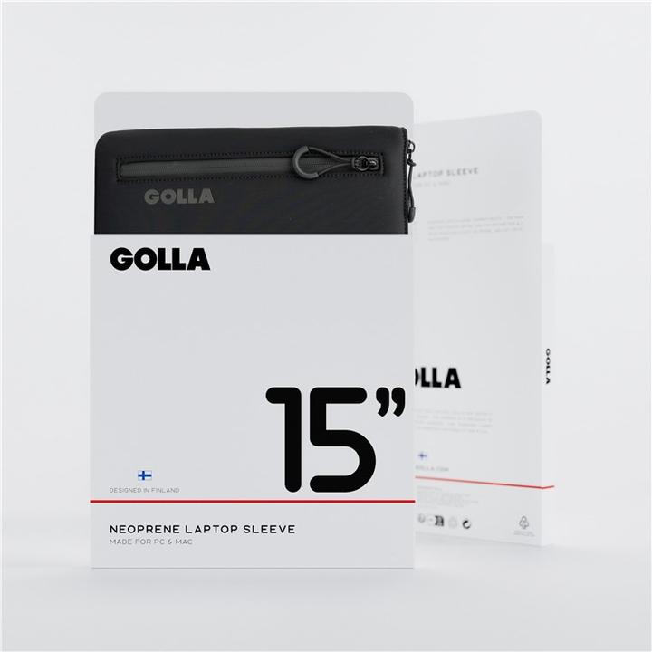Image du produit Golla Ensemble sac à dos et housse d'ordinateur portable 15 pouces, Black