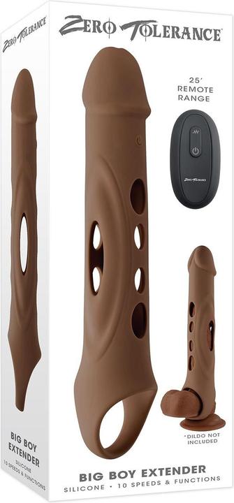 Image du produit Zero Vibromasseur Tolerance Big Boy Extender Light Brown 26,8 cm