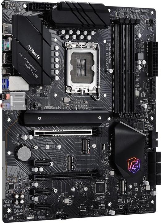 Image du produit AsRock MB Z690 PG Riptide 1200 HDMI DDR4 (LGA 1700, Intel Z690H, ATX)