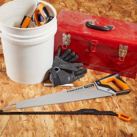 Productafbeelding Fiskars Pro handzaag voor zacht hout, zaagbladlengte: 55 cm, 11 TPI, Zwart/Oranje, PowerTooth, 10