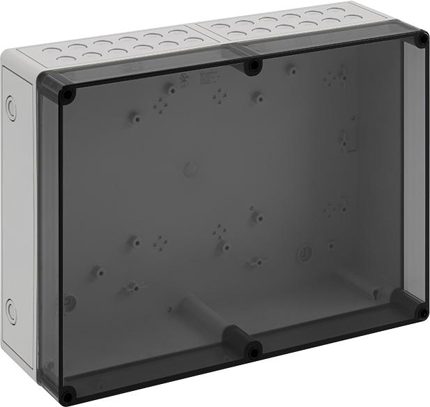 Produktbild Spelsberg TK PC 3625-11-tm PV Leergehäuse 254 x 361 x 111 Polycarbonat Grau 1St. (Gehäuse)