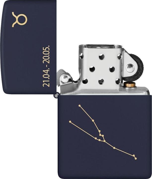 Actual product image Zippo Zodiac Taurus Design