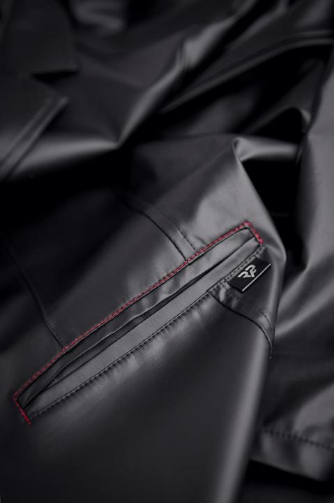Actual product image Regnes Fetish Planet Men's Wetlook Coat "RMSergio001 (4XL)