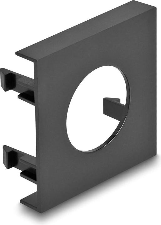 Produktbild Delock Easy 45 Modulblende Loch-Ausschnitt Ø 24 mm, 45 x 45 mm 5 Stück schwarz