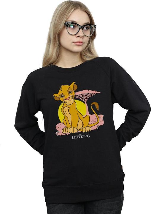 Actual product image Disney Womens/Ladies The Lion King Simba Pastel Sweatshirt (XL)