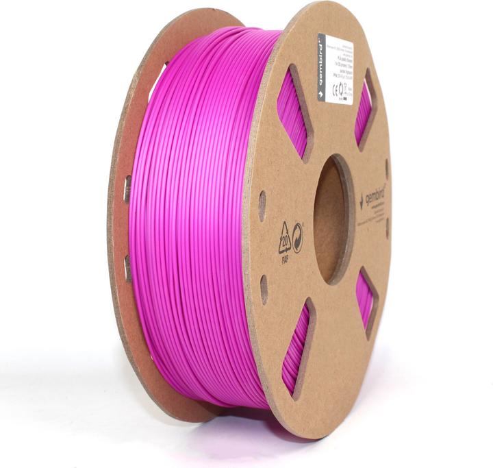Immagine prodotto Gembird Cassetta di filamento PLA a bobina stretta (PLA, 1.75 mm, 1000 g, Viola)