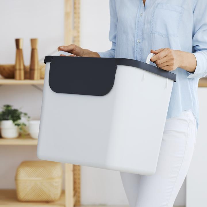 Immagine prodotto Rotho Set di 3 sistemi di riciclaggio dei rifiuti da 30 L JIVE (90 l)