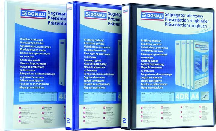 Produktbild Donau Segregator 4-ringowy A4 50mm biały (A4, 1 x)